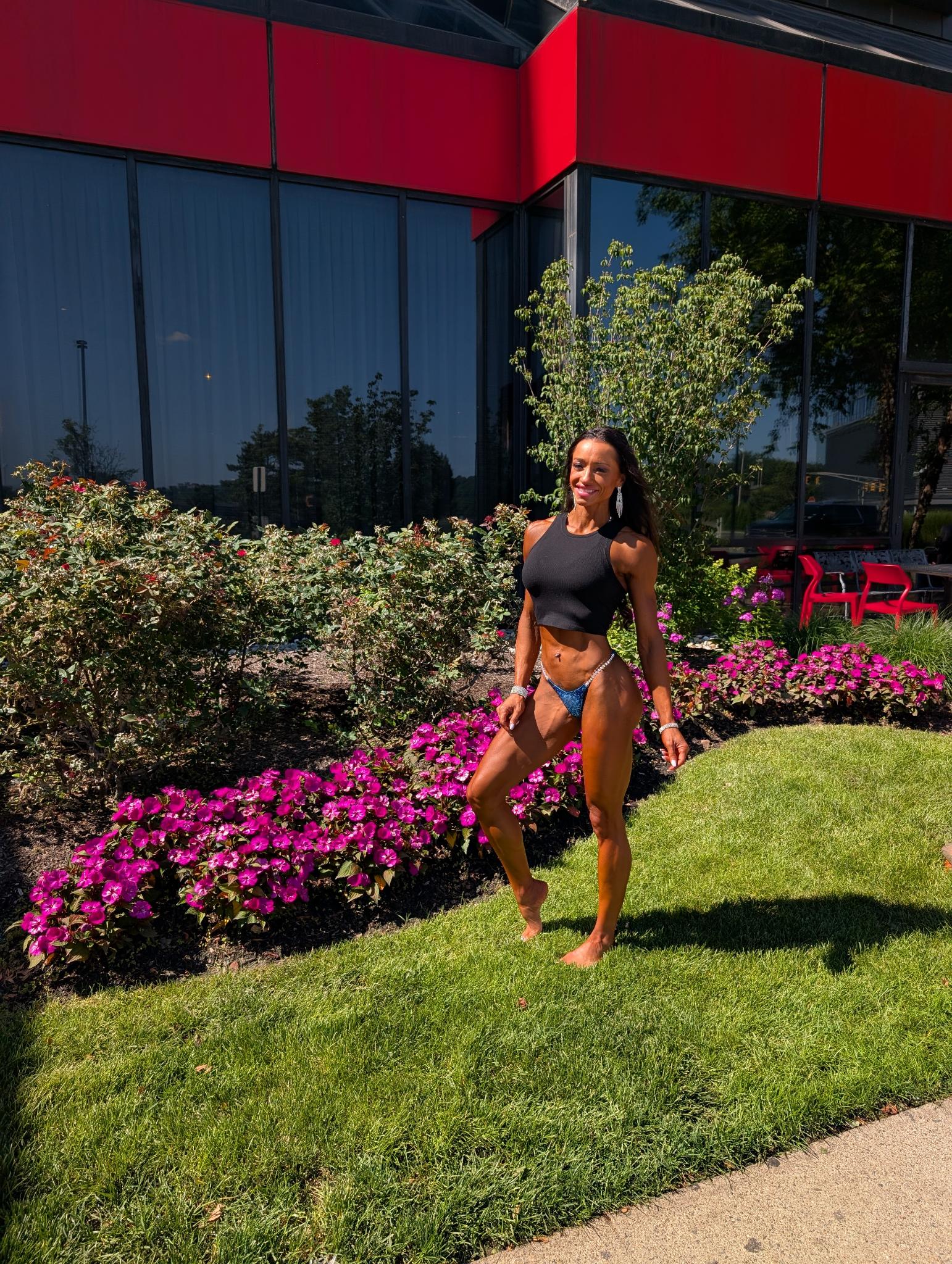 Lisa outdoors, embodying the Flex Appeal balance philosophy