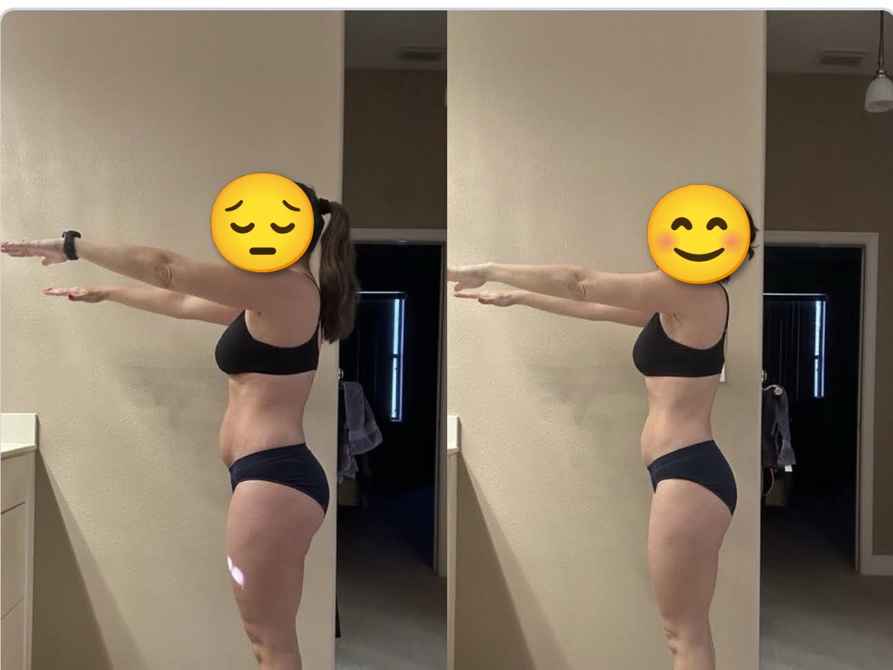 Kimberly H.: Flex Appeal client before and after